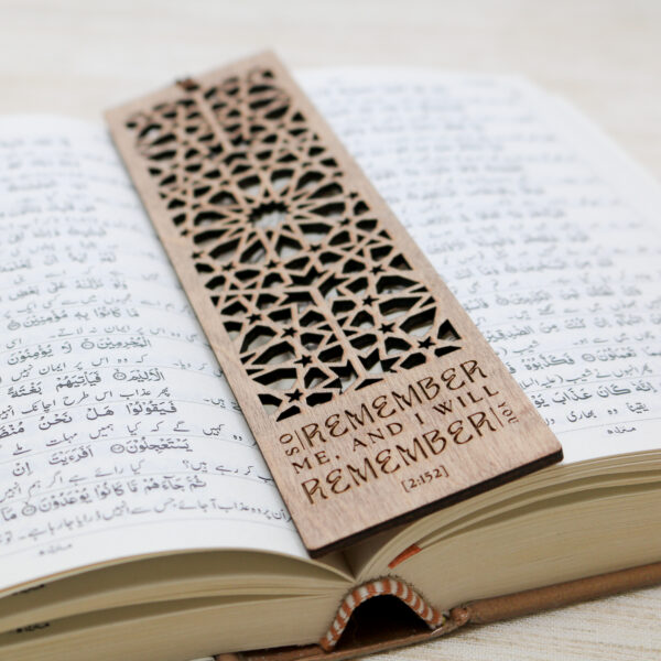 Wooden Engraved Bookmark